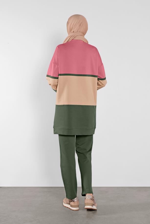 Vêtements hijab  COLORFUL COTTON TRACKSUIT 5708  - TRENDTESETTÜR