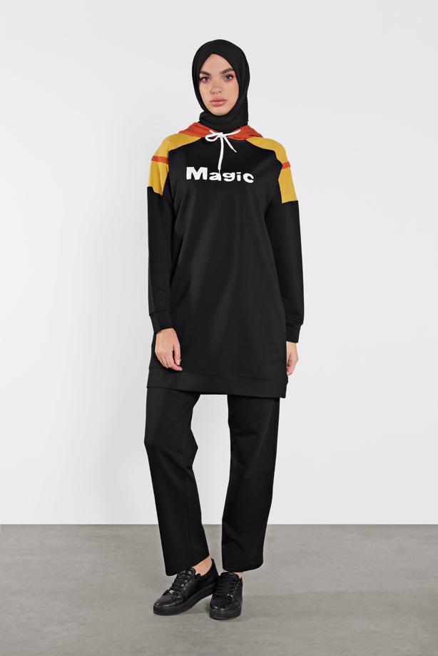 Vêtements hijab  PRINTED TRACKSUIT 6708  - TRENDTESETTÜR
