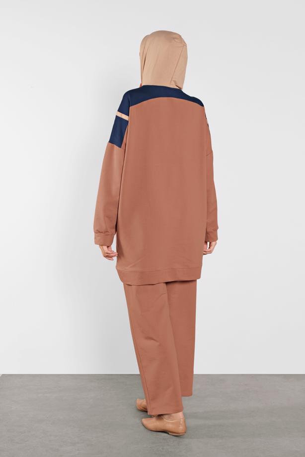 Vêtements hijab  PRINTED TRACKSUIT 6708  - TRENDTESETTÜR