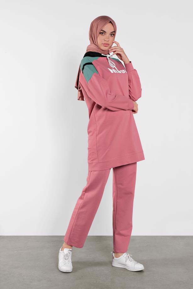 Vêtements hijab  PRINTED TRACKSUIT 6708  - TRENDTESETTÜR