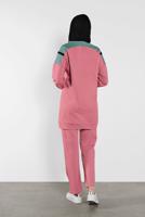 Hijab clothing PINK PRINTED TRACKSUIT 6708 