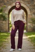 Tesettür giyim MÜRDÜM  ALVİNA BAĞCIKLI EŞOFMAN ALTI T 70141