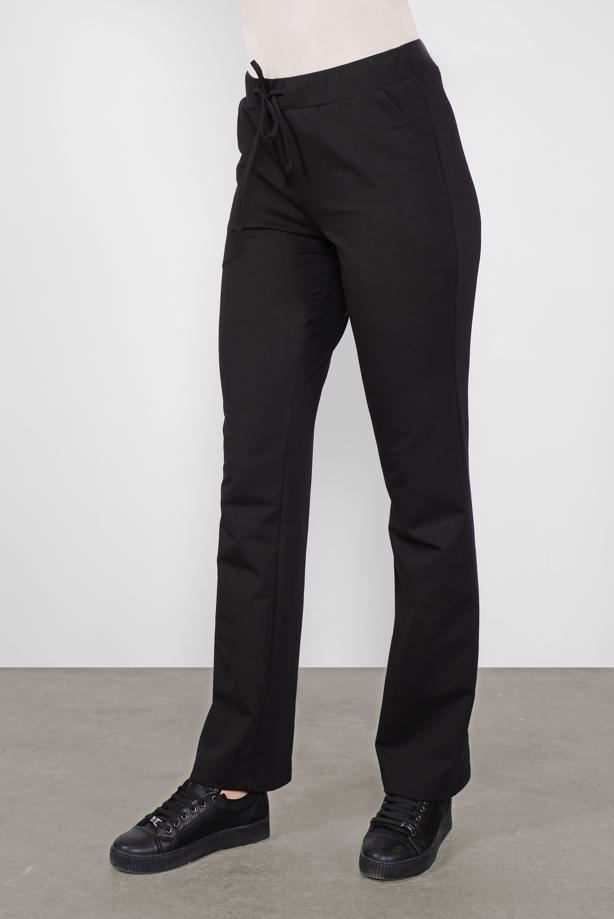 Tesettür giyim SİYAH  ALVİNA ARA BEL  EŞOFMAN ALTI 70142  - TRENDTESETTÜR