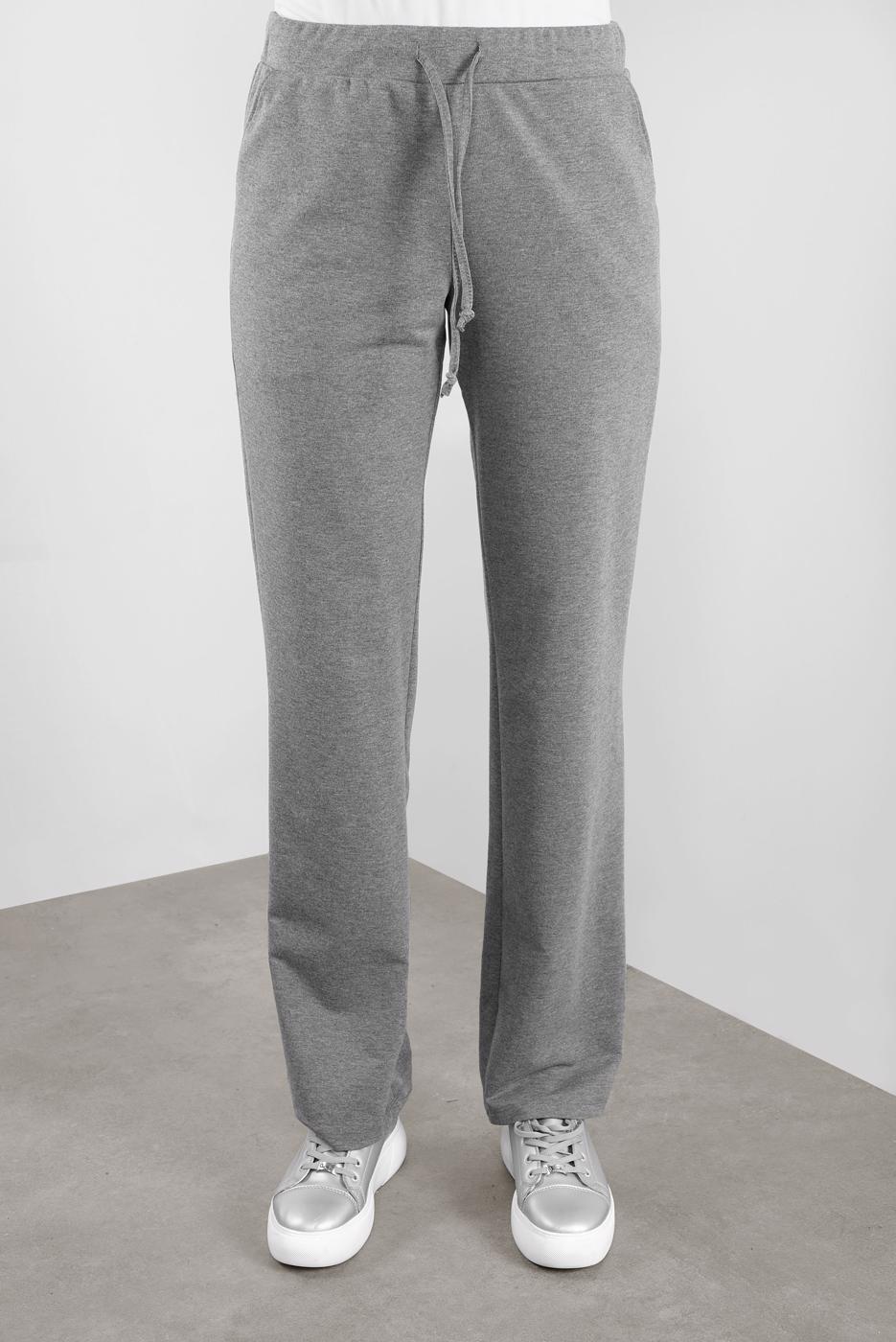 Tesettür giyim GRİ BELİ LASTİKLİ PAMUKLU EŞOFMAN ALTI 70144 