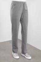 Tesettür giyim GRİ BELİ LASTİKLİ PAMUKLU EŞOFMAN ALTI 70144 