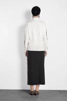 Tesettür giyim SİYAH ALVİNA ŞERİTLİ ETEK 60024