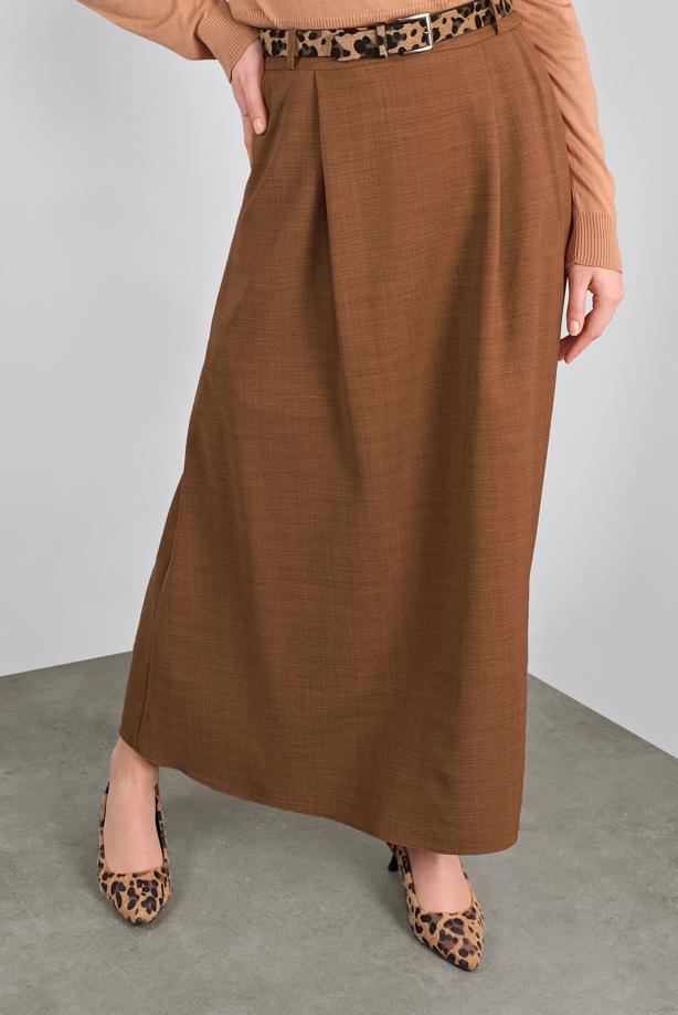 Vêtements hijab BRUN ALVINA JUPE JASPÉE 60023  - TRENDTESETTÜR