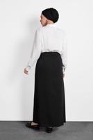 Vêtements hijab NOIR ALVINA JUPE EN LIGNE A 60018 