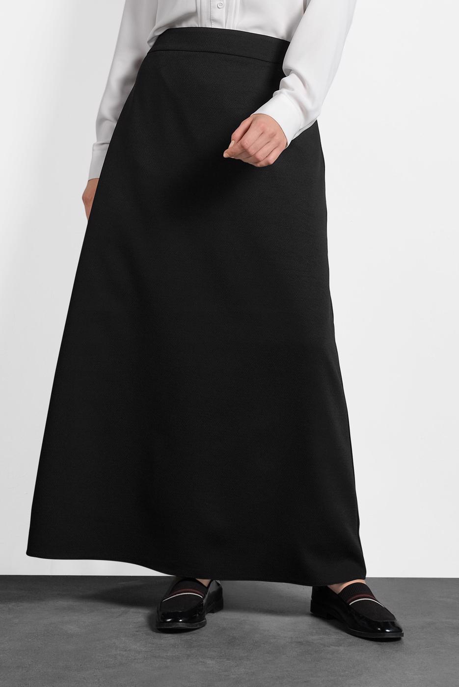 Vêtements hijab NOIR ALVINA JUPE EN LIGNE A 60018 