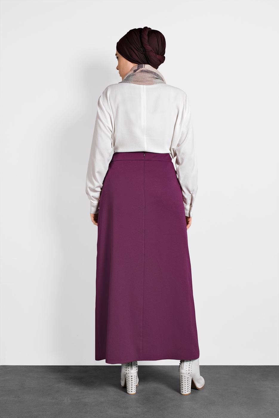 Vêtements hijab POURPRE ALVINA JUPE EN LIGNE A 60018