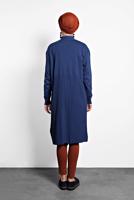 Tesettür giyim LACİVERT ALVİNA TRİKO HIRKA 40035 