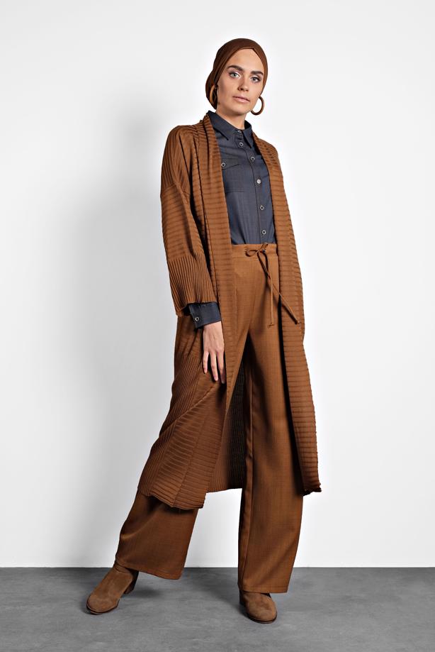 Vêtements hijab  ALVINA GILET EN MAILLE 40040 - TRENDTESETTÜR