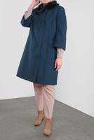 Vêtements hijab BLEU ALVINA CABAN À MANCHES TROIS-QUATRE 90086