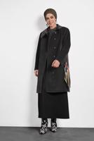 Vêtements hijab GRIS ALVINA CABAN À COL CLAUDINE 90088 