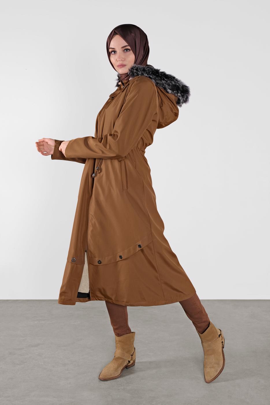 Hijab clothing TABA HOODED COAT 453 