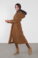 Hijab clothing TABA HOODED COAT 453 
