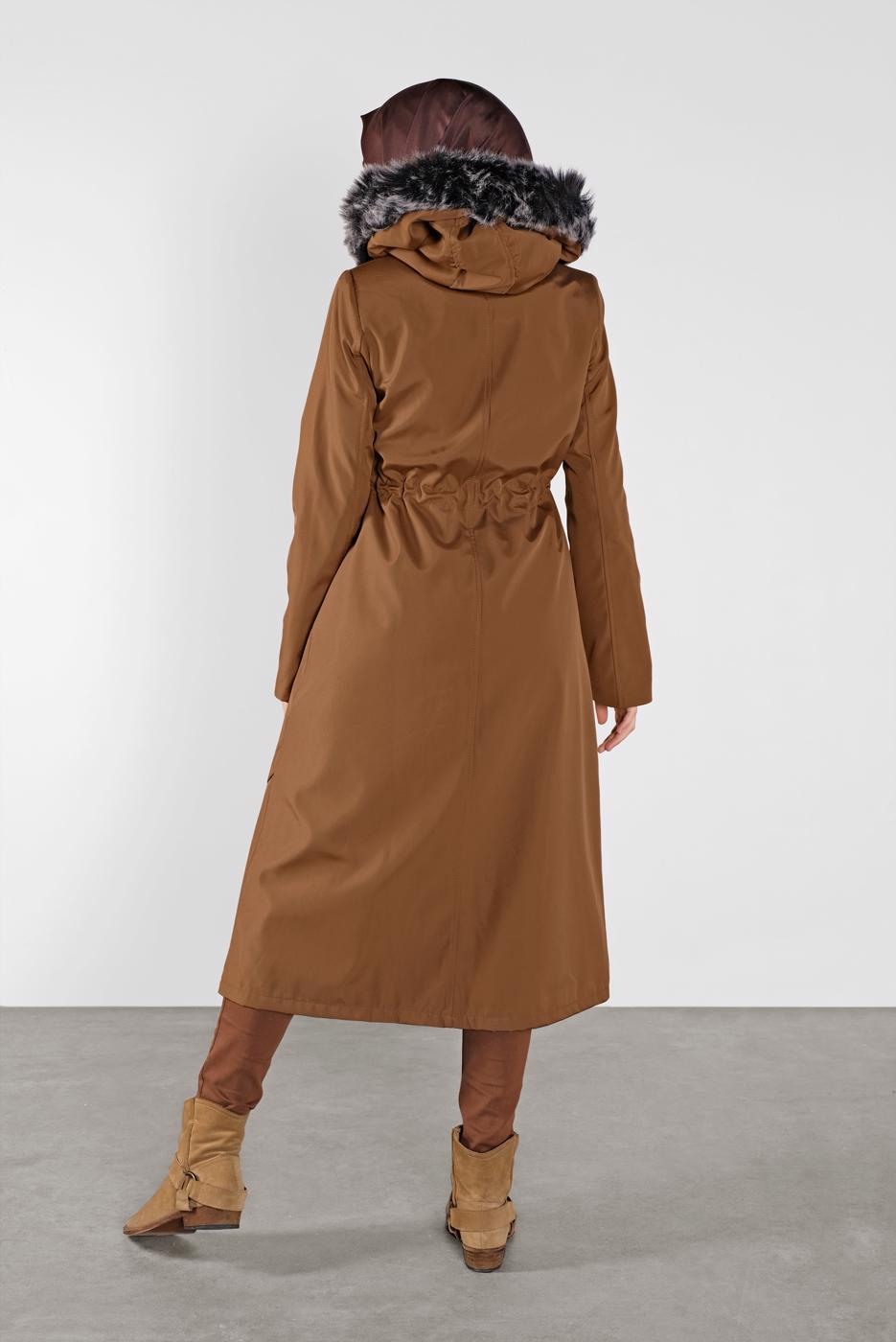 Hijab clothing TABA HOODED COAT 453 