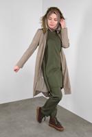 Tesettür giyim VİZON KÜRKLÜ KAPÜŞONLU KABAN 2004