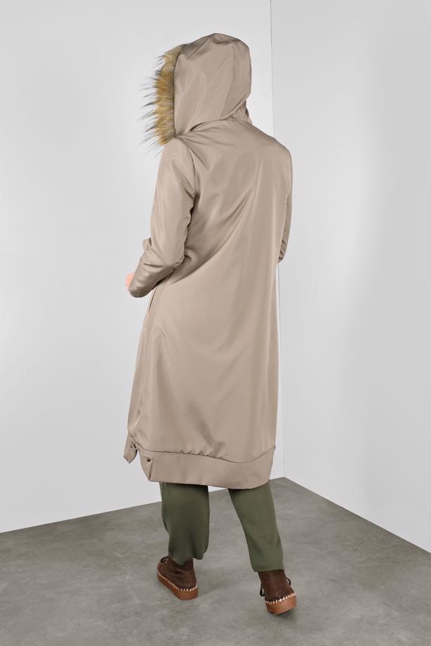 Vêtements hijab  FAUX-FUR-TRIM HOODED COAT 2004 - TRENDTESETTÜR