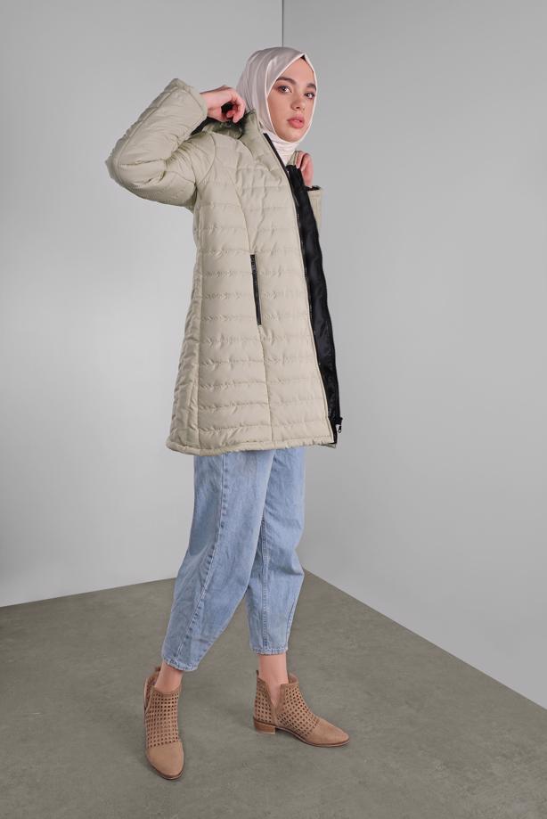 Vêtements hijab  HOODED PUFFER COAT 3001 - TRENDTESETTÜR