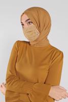 Tesettür giyim ALTIN 8000 ALVİNA PAMUKLU MASKE