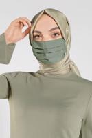 Hijab clothing KHAKI ALVINA COTTON MASK 8000