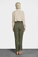 Tesettür giyim HAKİ ALVİNA YÜKSEK BEL PANTOLON 70007