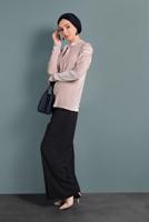 Tesettür giyim LACİVERT ALVİNA GENİŞ KESİM PANTOLON T 70038