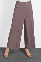 Tesettür giyim VİZON ALVİNA GENİŞ KESİM PANTOLON T 70038