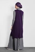 Tesettür giyim MOR ALVİNA V YAKA TRİKO SÜVETER T 40071