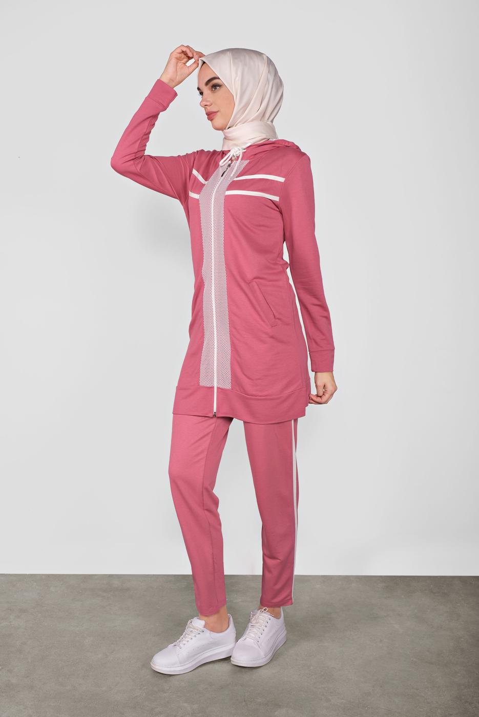 Vêtements hijab CORAIL SURVÊTEMENTS EN RÉSILLE 3155