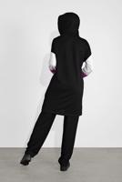 Tesettür giyim SİYAH DÜĞMELİ EŞOFMAN TAKIMI 3236