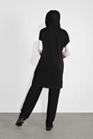 Tesettür giyim SİYAH DÜĞMELİ EŞOFMAN TAKIMI 3236