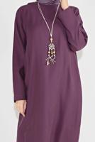 Tesettür giyim MÜRDÜM DÖKÜMLÜ TUNİK 20225