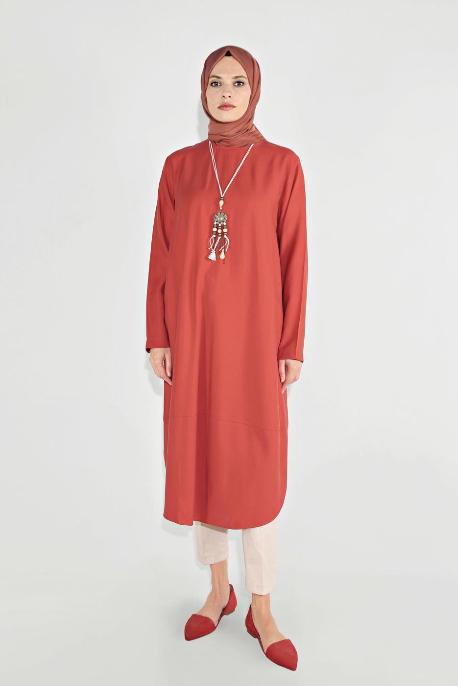 Tesettür giyim NARÇİÇEĞİ DÖKÜMLÜ TUNİK 20225