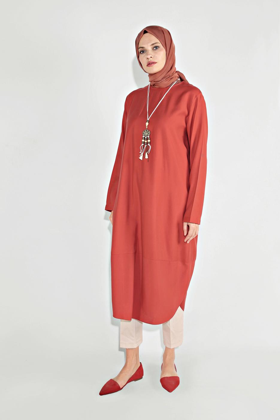 Tesettür giyim NARÇİÇEĞİ DÖKÜMLÜ TUNİK 20225