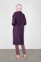 Tesettür giyim MOR ALVİNA FİYONK YAKA TUNİK 40114	