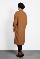 Tesettür giyim TABA ALVİNA FİYONK YAKA TUNİK 40114	