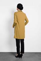 Tesettür giyim TURUNCU ALVİNA GİZLİ DÜĞMELİ TUNİK 40138
