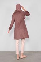 Tesettür giyim PUDRA ALVİNA YAKASI BAĞCIKLI TUNİK 40263 