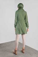 Vêtements hijab VERT TUNIQUE EN TRICOT À IMPRIMÉE  61441