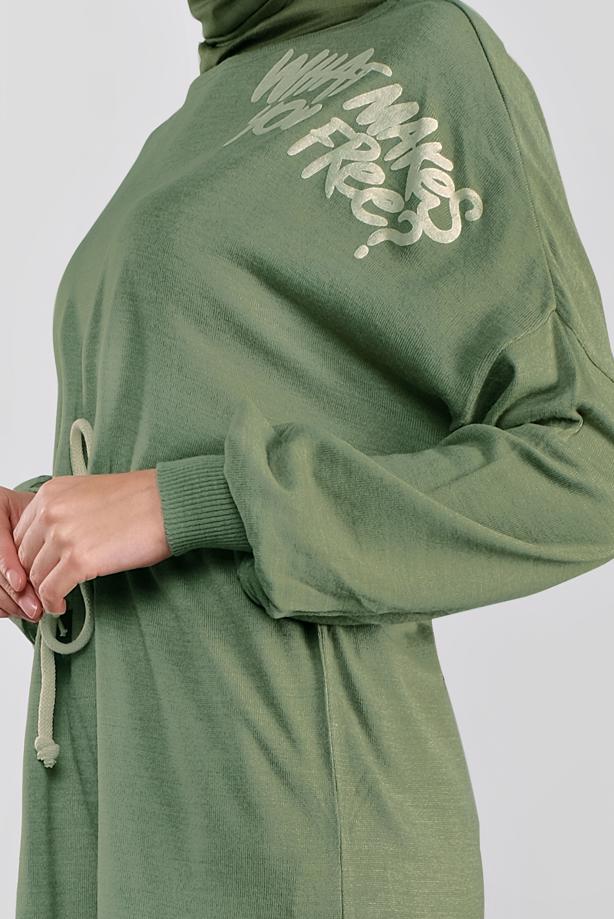 Vêtements hijab  PRINTED KNIT TUNIC 61441  - TRENDTESETTÜR