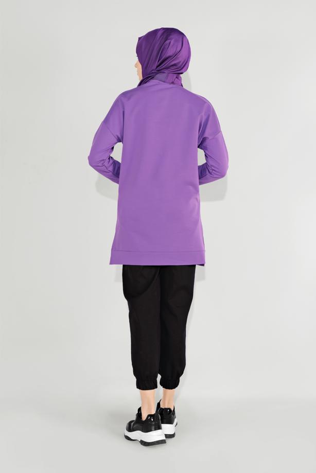 Tesettür giyim  BASKILI TUNİK 1001 - TRENDTESETTÜR