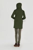Hijab clothing KHAKI PRINTED HOODED TUNIC 4001