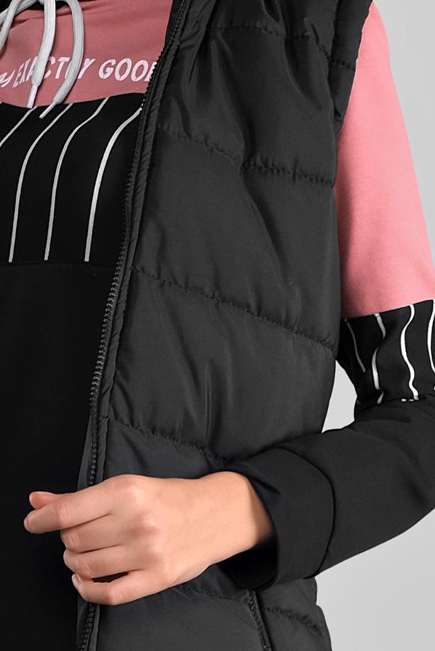 Vêtements hijab  FAUX-FUR-TRIM HOODED GILET 1000  - TRENDTESETTÜR