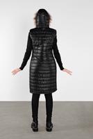 Vêtements hijab NOIR DOUDOUNE AVEC CAPUCHE 1453