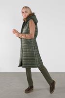 Vêtements hijab KAKI DOUDOUNE AVEC CAPUCHE 1453