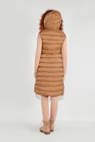 Vêtements hijab BRUN DOUDOUNE À CAPUCHE EN FOURRURE 1932