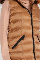 Vêtements hijab BRUN DOUDOUNE À CAPUCHE EN FOURRURE 1932