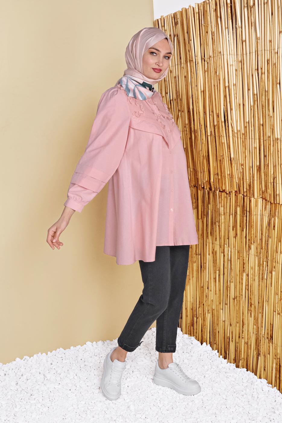 Hijab clothing GREY T 023 ZR- PANTOLON